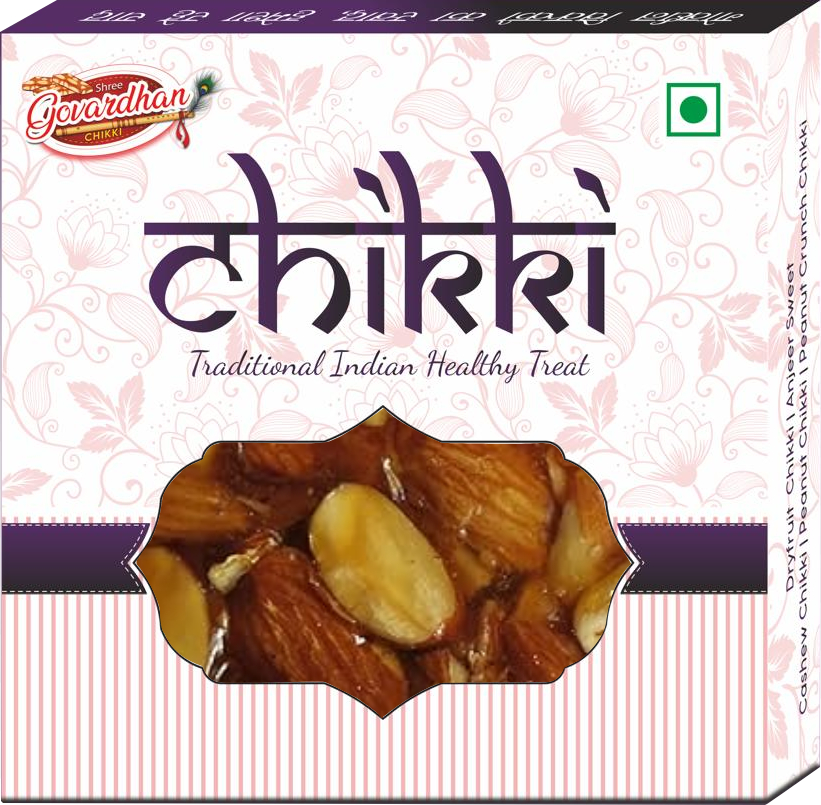Home badam puri chikki – 250gm | premium crunchy almond sweet