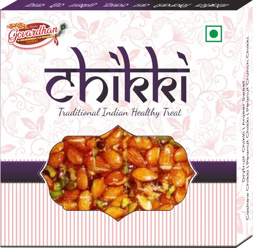Home almond chikki | premium crunchy almond & jaggery sweet