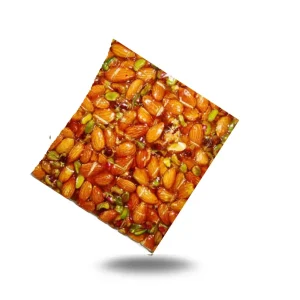 almond chikki | premium crunchy almond & jaggery sweet